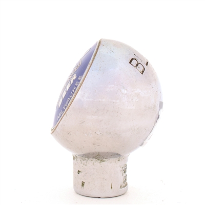 Blatz 1940s 2-Sided Enameled Chrome Ball Tap Knob