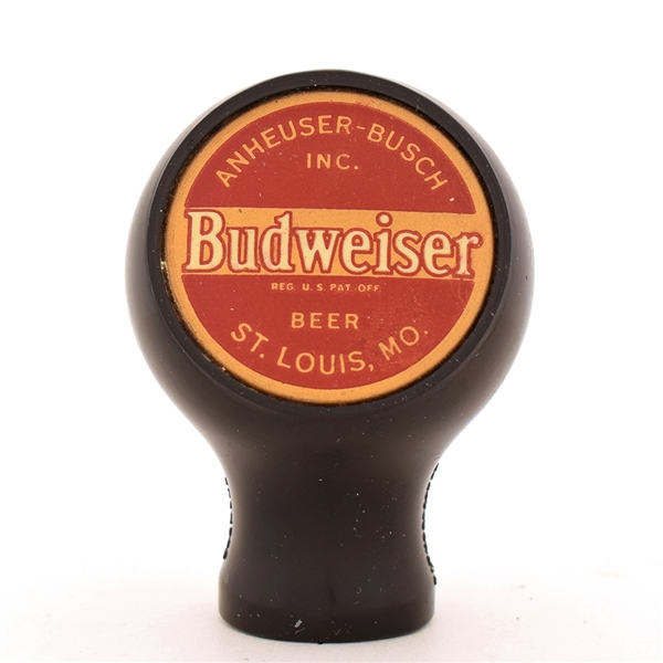 Budweiser Beer 1930s 2-Sided Ball Tap Knob