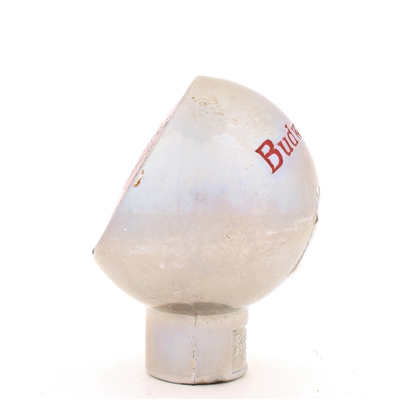 Budweiser King Of Beers 1940s 2-Sided Chrome Ball Tap Knob
