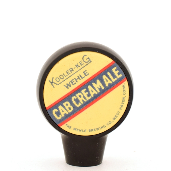 Cab Cream Ale Wehle 1930s Kooler-Keg Plastic Tap Knob
