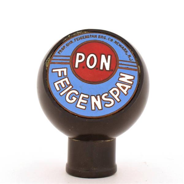 Feigenspan PON 1930s Ball Tap Knob BLUE