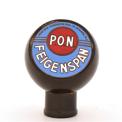 Feigenspan PON 1930s Ball Tap Knob BLUE
