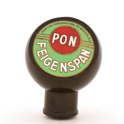 Feigenspan PON 1930s Ball Tap Knob GREEN