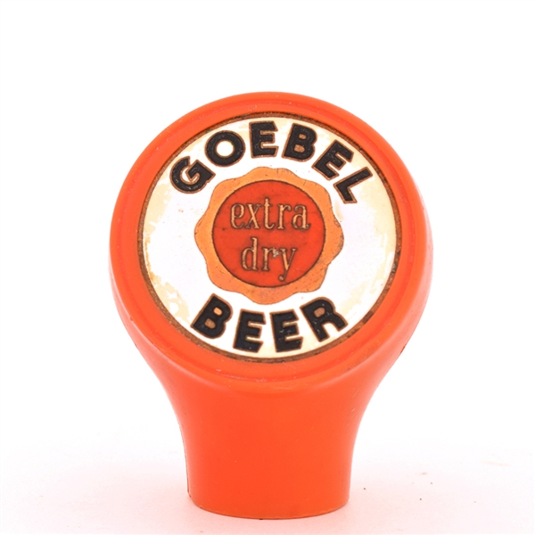 Goebel Extra Dry Beer 1950s Tap Knob ORANGE