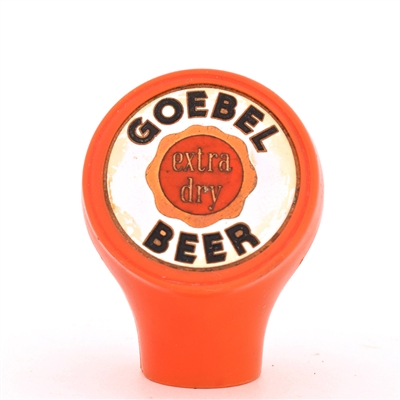 Goebel Extra Dry Beer 1950s Tap Knob ORANGE