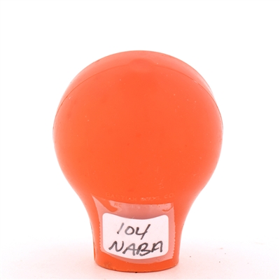 Goebel Extra Dry Beer 1950s Tap Knob ORANGE