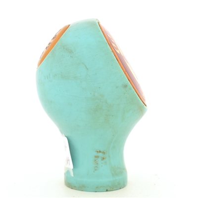 Golden Age Beer 1930s 2-Sided Ball Tap Knob PALE BLUE