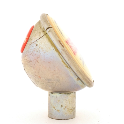 Hensler Light Beer 2-Sided 1950s Chrome Tap Knob