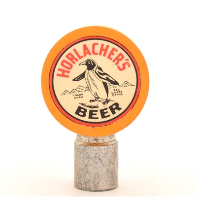Horlacher Beer 1940s 2-Sided Tap Knob