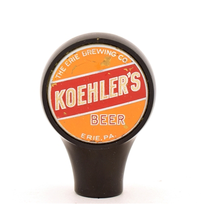 Koehlers Beer 1940s Tap Knob