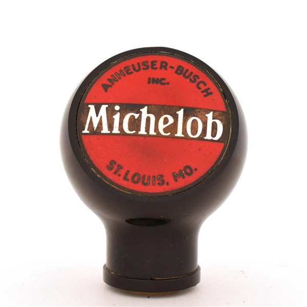 Michelob Beer 1940s 2-Sided Ball Tap Knob