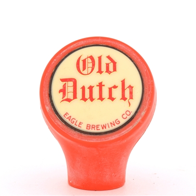 Old Dutch 1950s 2-Sided Ball Tap Knob EAGLE BREWING RED
