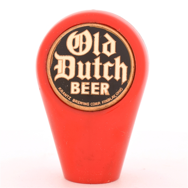 Old Dutch Beer 1950s 2-Sided Plastic Tap Knob