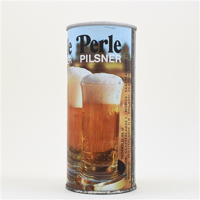 Perle Pilsner Beer 16 Ounce Scandinavian Pull Tab TOUGH