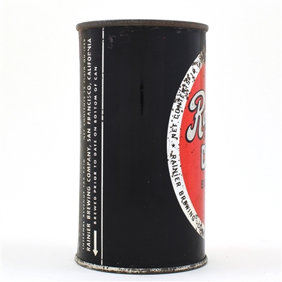 Rainier Club Beer Bank Lid Flat Top 117-30