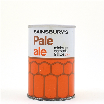 Sainsburys Pale Ale English 9-2/3 Ounce Pull Tab
