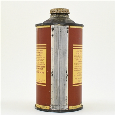 Schlitz Vitamin D Beer Cone Top NO ALC STATEMENT 183-17