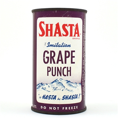 Shasta Grape Punch Juice Flat Top