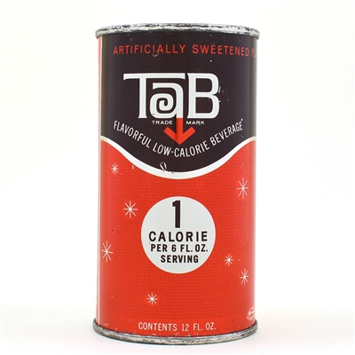 Tab Diet Soda Flat Top EUSTICE FLORIDA NEAR MINT