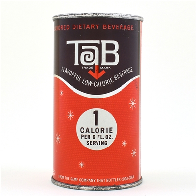 Tab Diet Soda Flat Top EUSTICE FLORIDA NEAR MINT