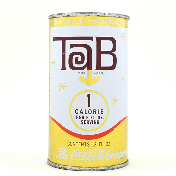 Tab Diet Soda Flat Top RANDOM LAKE WISC NEAR MINT