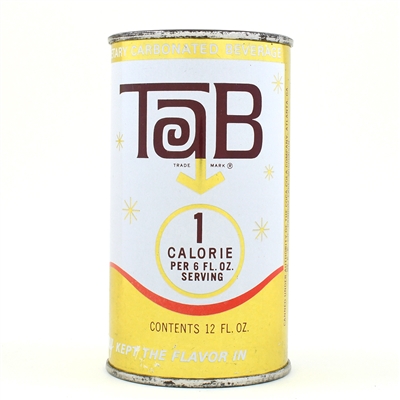Tab Diet Soda Flat Top RANDOM LAKE WISC NEAR MINT