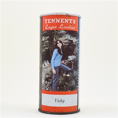 Tennents Lager Lovelies 16 Ounce Scottish Pull Tab VICKY
